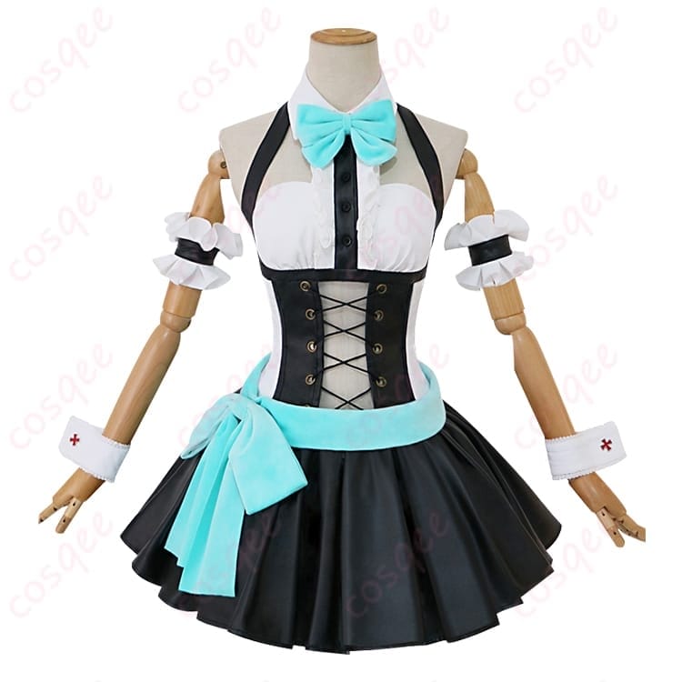 初音ミクのバニースタイルを華やかに再現 着やすく映えるコスプレ衣装セット - 1枚目の画像