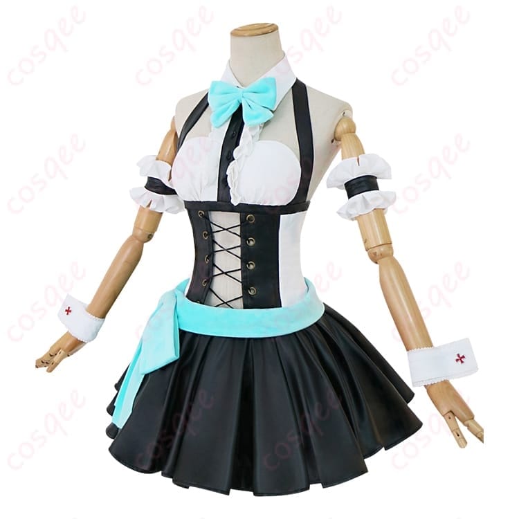 初音ミクのバニースタイルを華やかに再現 着やすく映えるコスプレ衣装セット - 2枚目の画像