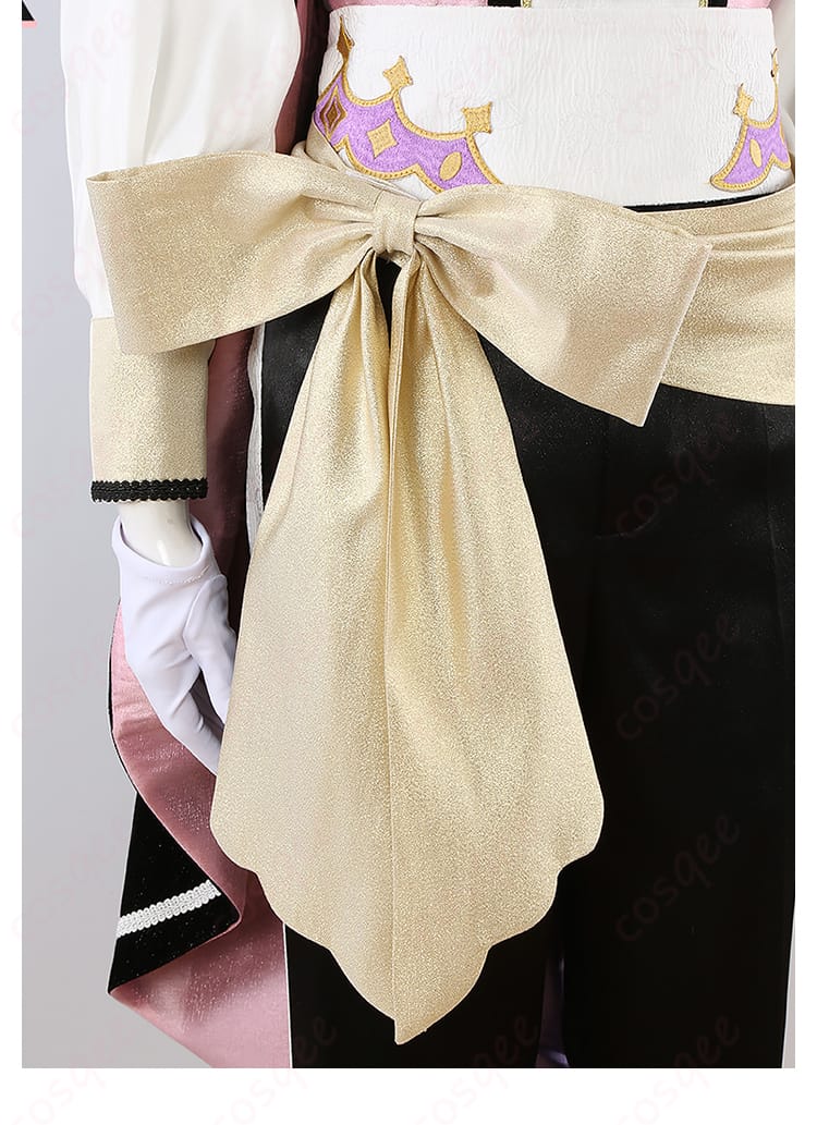 腰飾りの細部 - 腰部分の装飾ディテール。精密に作られた帯や紐飾りが特徴的です。