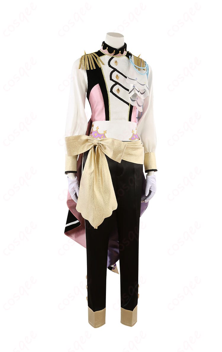 商品側面画像 - 衣装の側面から見た詳細。スムーズなラインとしっかりした作りが感じられるあんさんぶるスターズ!! コスプレ衣装。