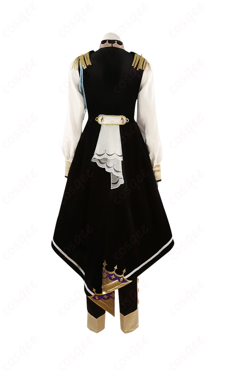 商品背面画像 - あんさんぶるスターズ!! コスプレ衣装の背面のデザイン。衣装の細部に至るまで精密に作り込まれています。