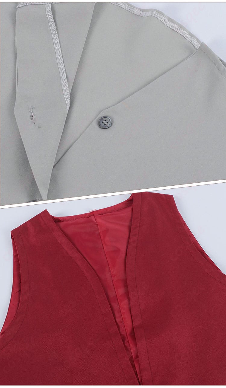 衬衫门襟，服装马甲装饰细节图 – 衬衫の前立てと服のベスト部分の装飾ディテール。