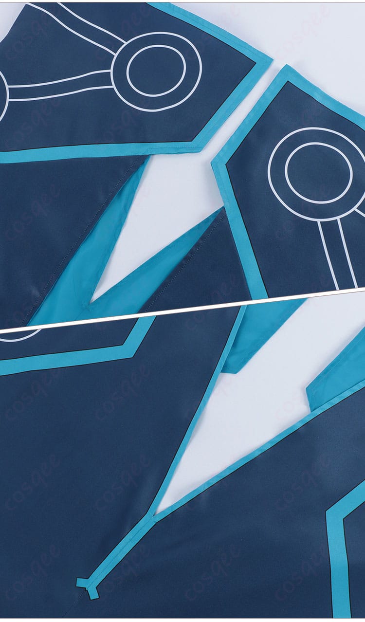 外套衣摆装饰细节图 – 外套衣摆部分の装飾ディテール、衣装の細部。