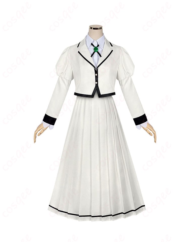 商品正面図。鈴ノ宮りりさ・黒鉄音羽のコスプレ衣装全体像。