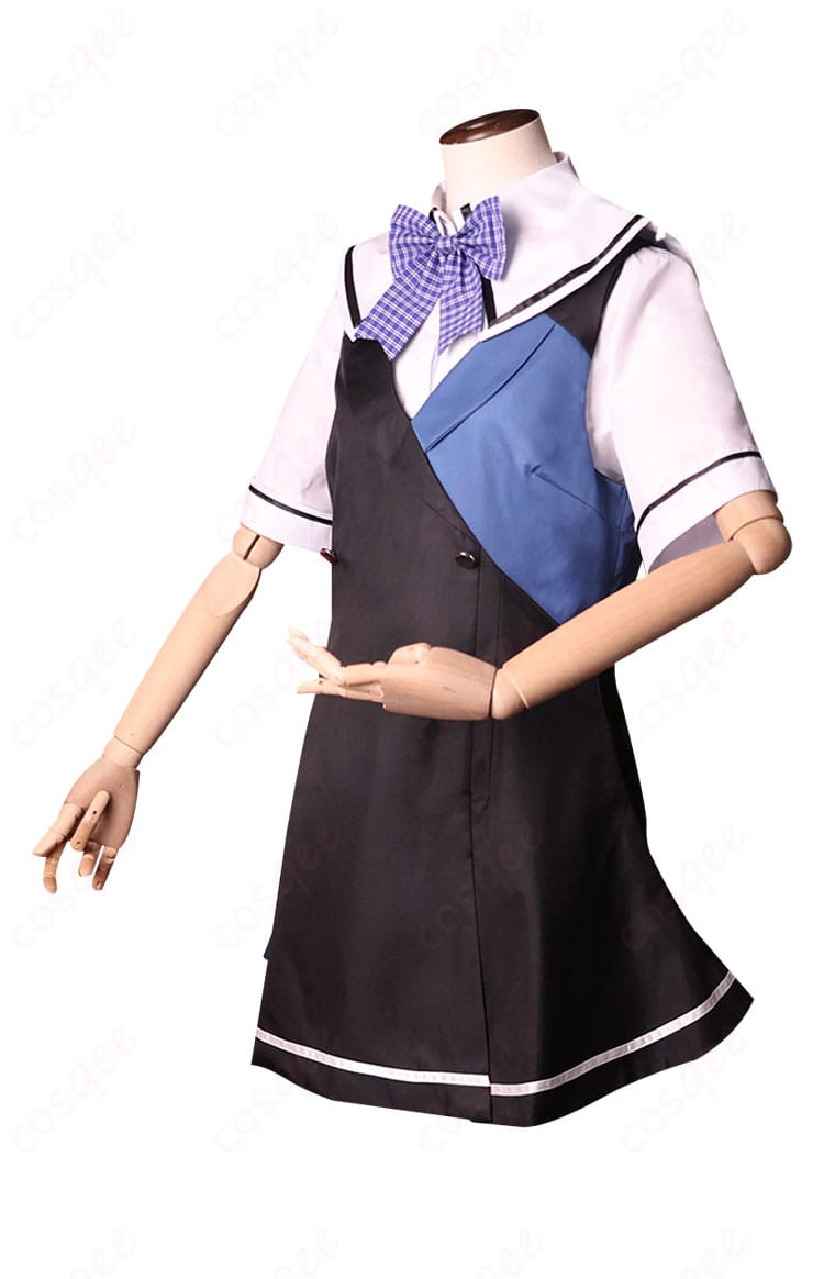 商品側面図の詳細。美浜学園制服のデザインとフィット感が分かります。