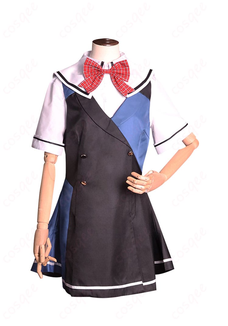 商品正面画像 - 「グリザイア クロノスリベリオン 小嶺幸 コスプレ衣装」の正面画像、衣装のディテールがよく見える。