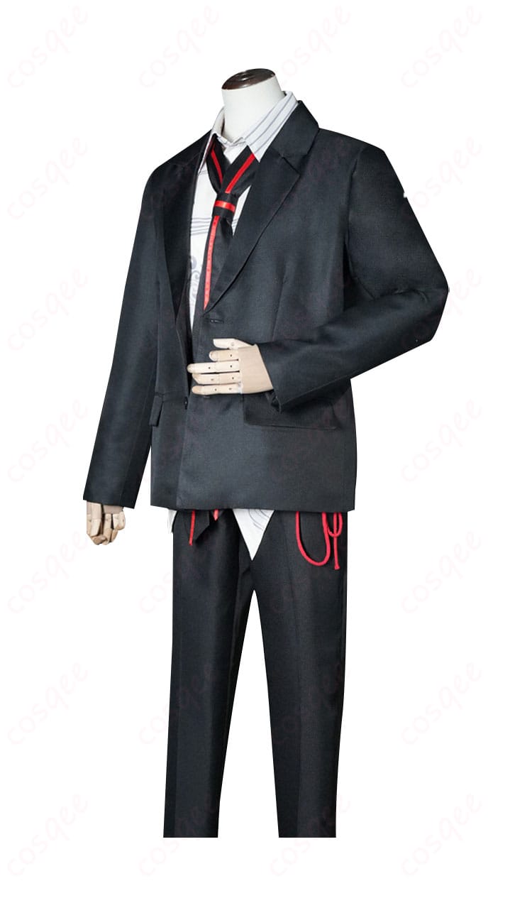 商品側面画像 - コスプレ衣装の横からのビュー。キャラクターの衣装が忠実に再現されています。