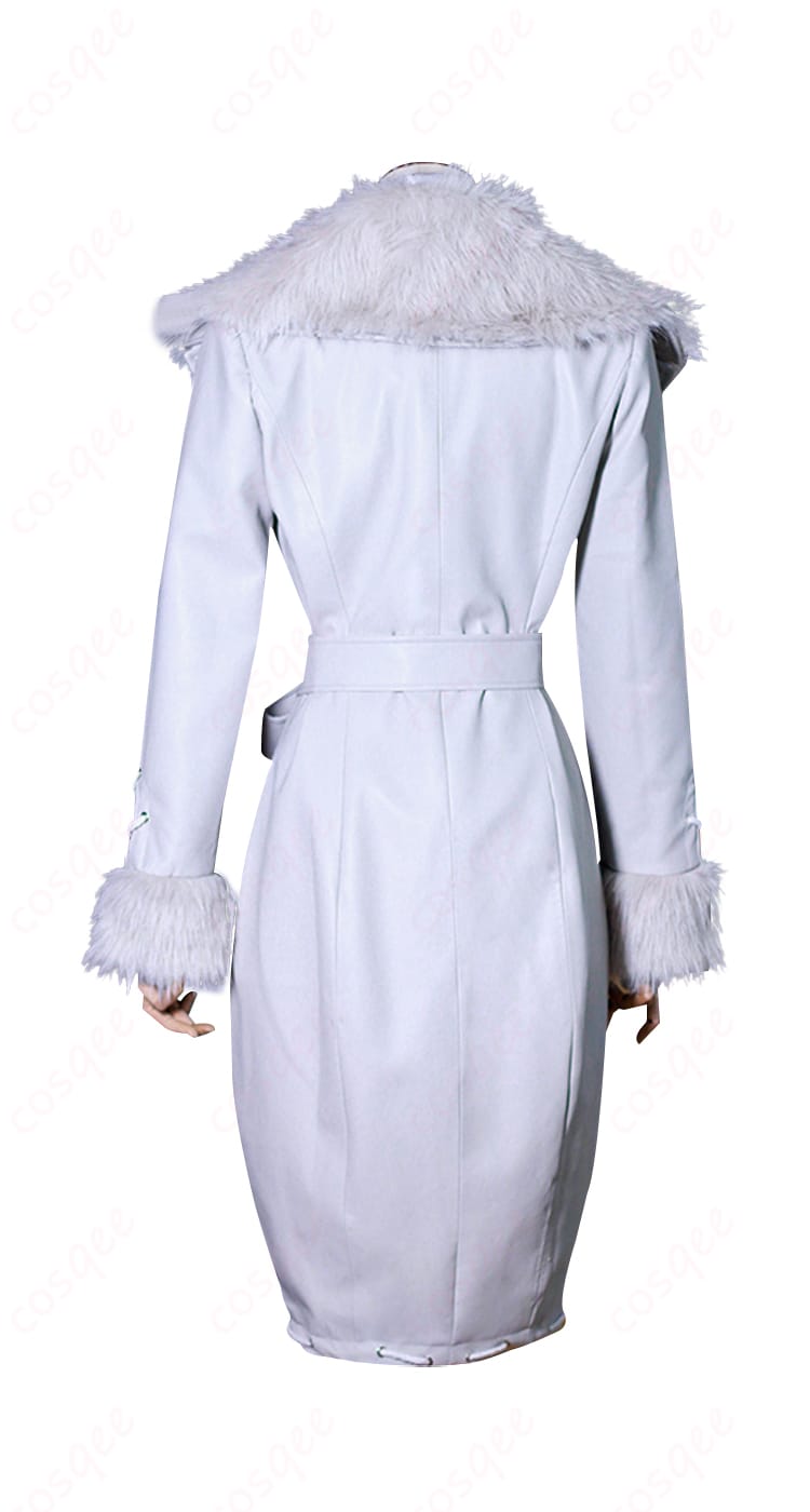 コスプレ衣装の背面画像、「レディ・ファウロ」の衣装の後ろ姿がはっきり見える。