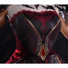 恋と深空 プレイヤーアバター 深紅コスプレ衣装 動きやすく写真映えする上品スタイル - 2枚目の画像（サムネイル）