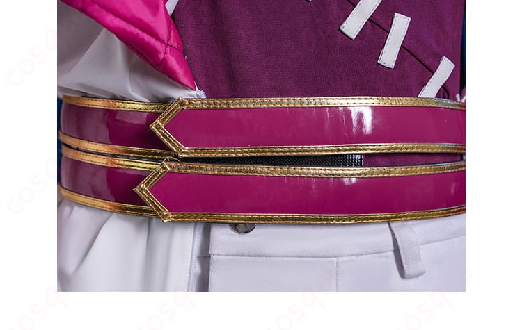 納棺師コスプレ衣装の腰ベルト装飾。デザインにこだわった美しい装飾。