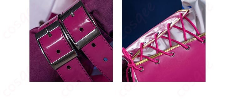 納棺師コスプレ衣装の顔飾り装飾。キャラクターに欠かせないディテール。