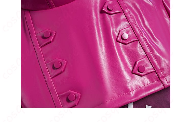 納棺師コスプレ衣装の衣装門襟部分のディテール。精巧な装飾が施されています。