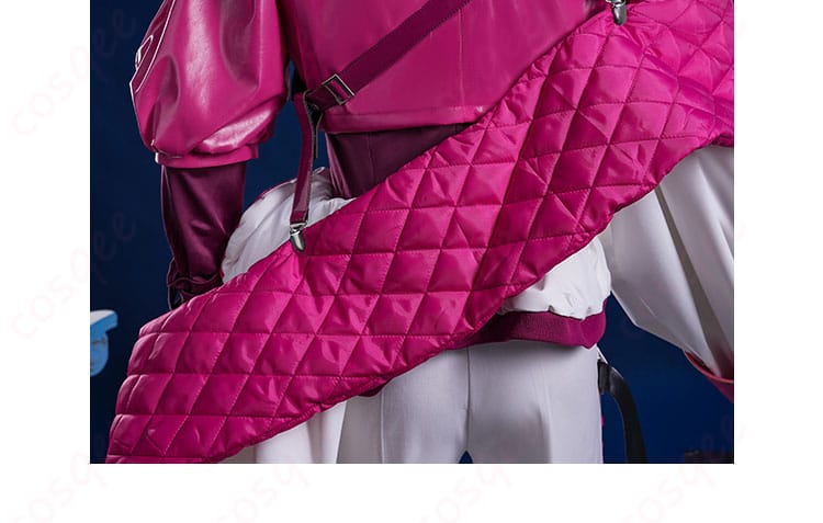 納棺師コスプレ衣装外套の背面ディテール。シンプルでありながら印象的なデザイン。