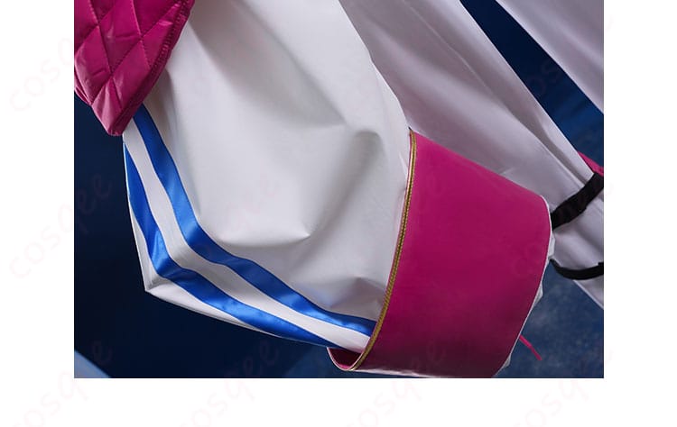 納棺師コスプレ衣装外套袖口の装飾。細部にわたる精緻なデザイン。