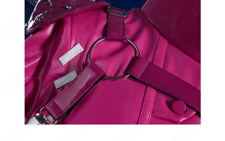 納棺師コスプレ衣装の肩帯部分の装飾。細かいディテールまで忠実に再現。