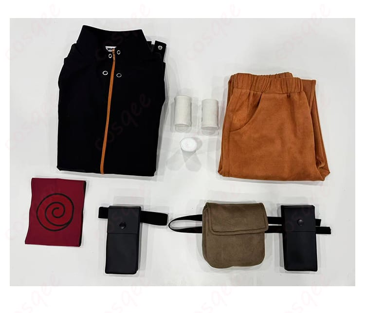 うずまきナルト コスプレ衣装セット内容画像 - コスプレ衣装の全セット内容をご確認ください。