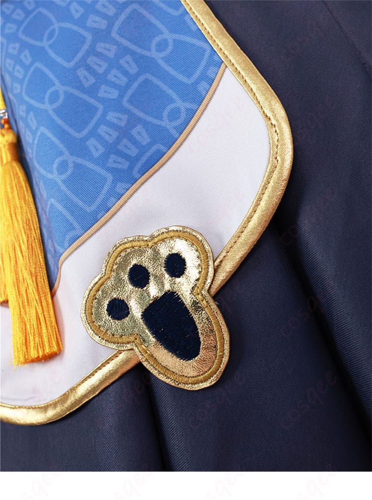 裾の装飾の細部 - ぺこら衣装の裾部分、丁寧に施された装飾が特徴的