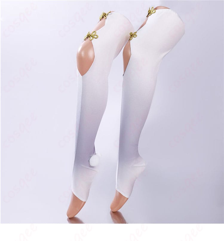 レッグソックスの詳細 - コスプレ衣装に合わせたレッグソックス、キャラクターを完璧に再現