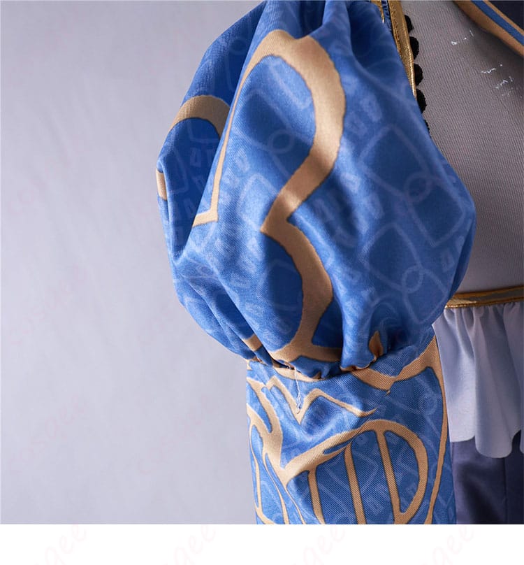 肩袖の装飾の詳細 - 衣装の肩部分の装飾、ぺこららしいデザインをしっかり再現