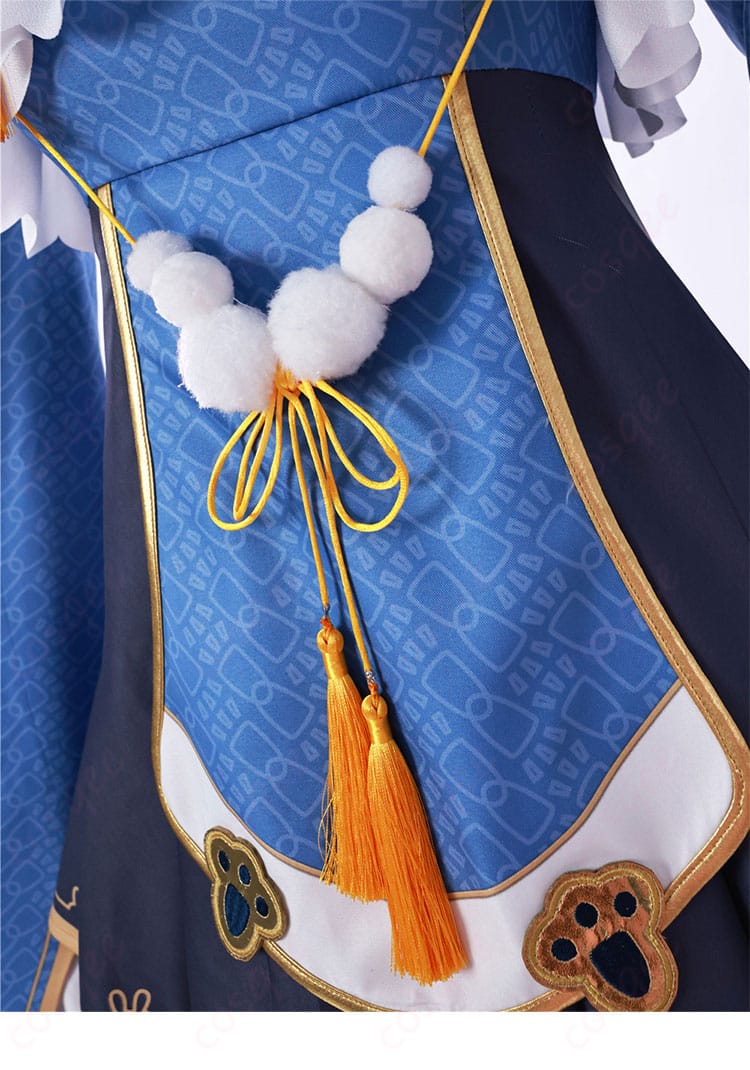 ウエスト装飾の細部 - ウエスト部分の細かな装飾が、コスプレ衣装に優雅さをプラス