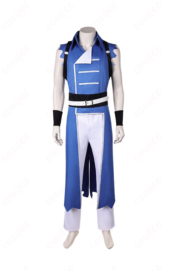 リヒター・ベルモンドのコスプレ衣装正面。詳細なデザインと高品質な仕上がり。