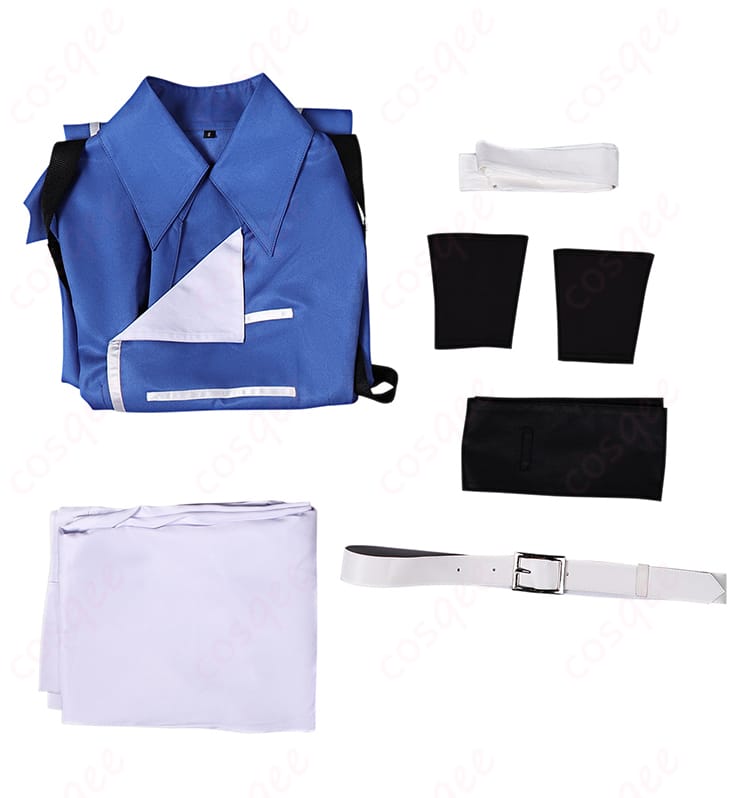 すべてのセット内容が一目でわかる画像。衣装の全体像を紹介。