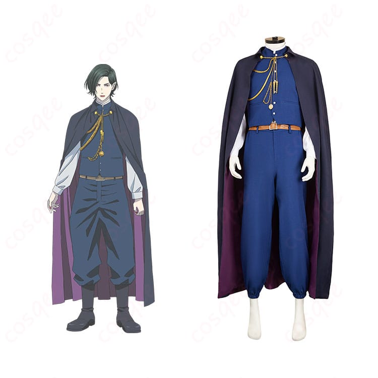 森蘭丸 コスプレ衣装 商品正面とキャラクター人物の比較画像 - 高い再現度でリアルなデザインを再現