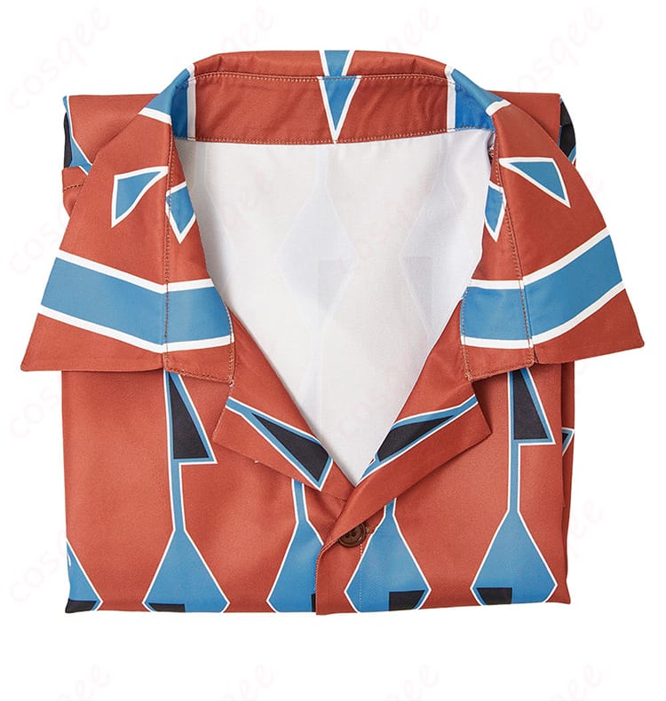 SAKAMOTO DAYS 南雲 コスプレ衣装 シャツ セット内容画像。シャツの全体像とセット内容が一目でわかる写真。