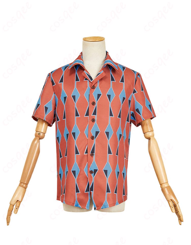 SAKAMOTO DAYS 南雲 コスプレ衣装 シャツ 正面画像。高再現度でキャラクターの特徴を忠実に再現。