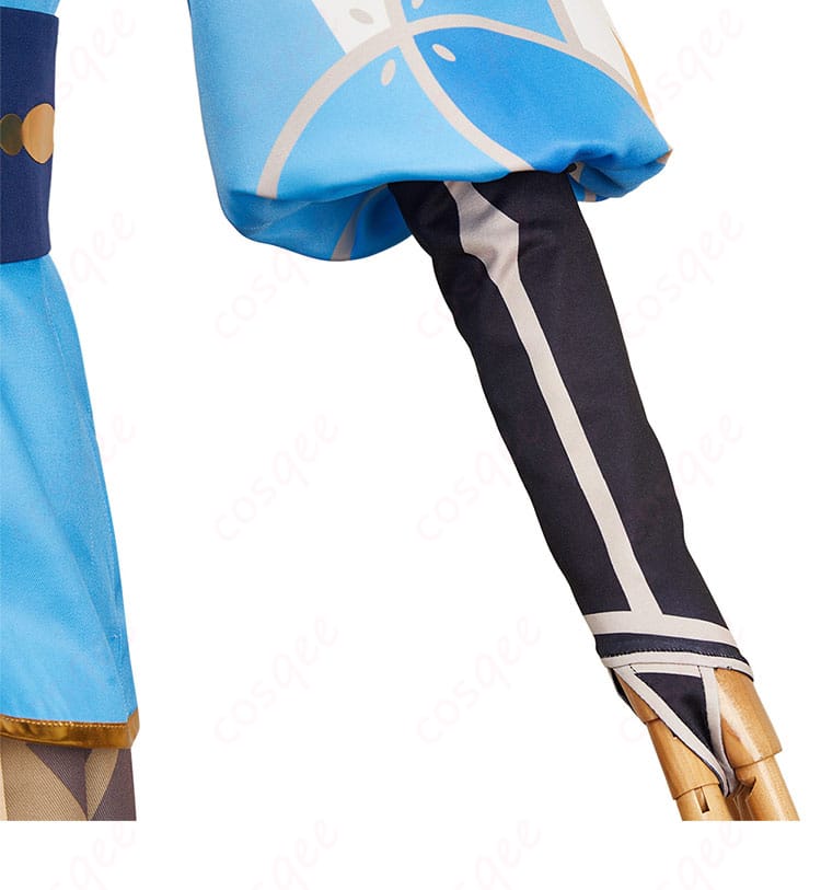 原神 空(Aether) コスプレ衣装 花の騎士 衣袖装饰细节图。袖のディテールが美しく仕上げられています。