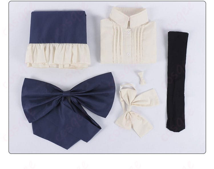 セット内容画像、マジック・メイカー マリアンヌ・オーンスタイン コスプレ衣装のすべてのアイテムをチェック