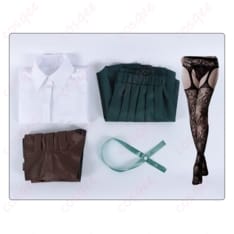 君のことが大大大大大好きな100人の彼女 美杉美々美 学園制服コスプレ 衣装セット - 5枚目の画像（サムネイル）