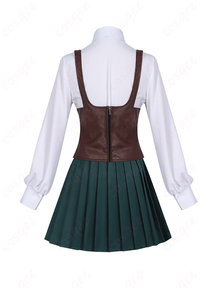 商品の背面画像。美杉美々美の制服コスプレ衣装の背中部分のディテール。