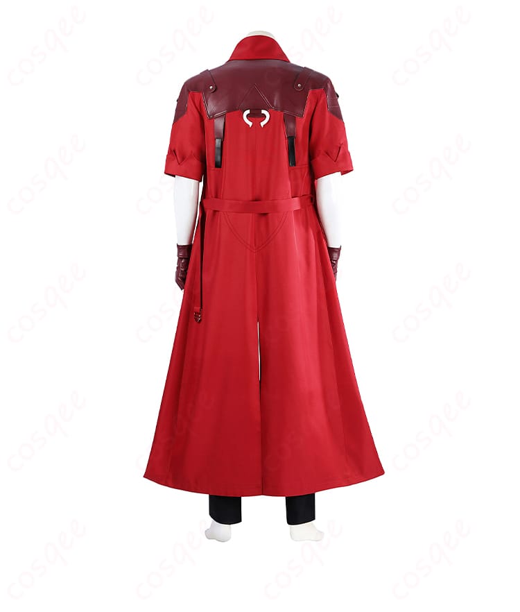 デビルメイクライ ダンテ コスプレ衣装 背面全体画像。バックスタイルも忠実に再現。