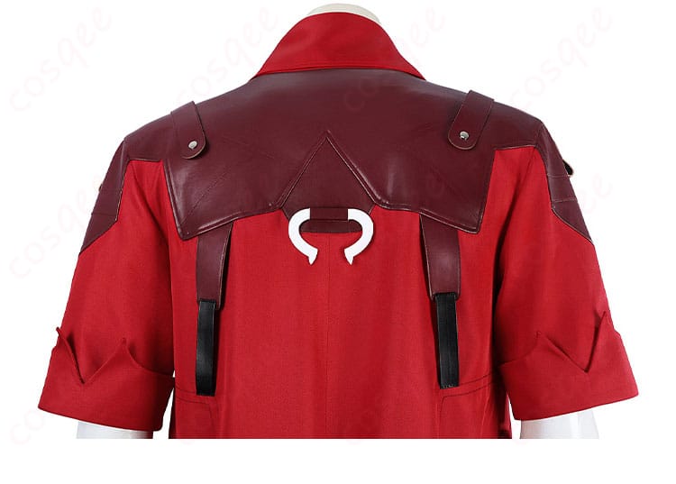 デビルメイクライ ダンテ コスプレ衣装 背面装飾のディテール画像。原作の魅力を細部にまで表現。