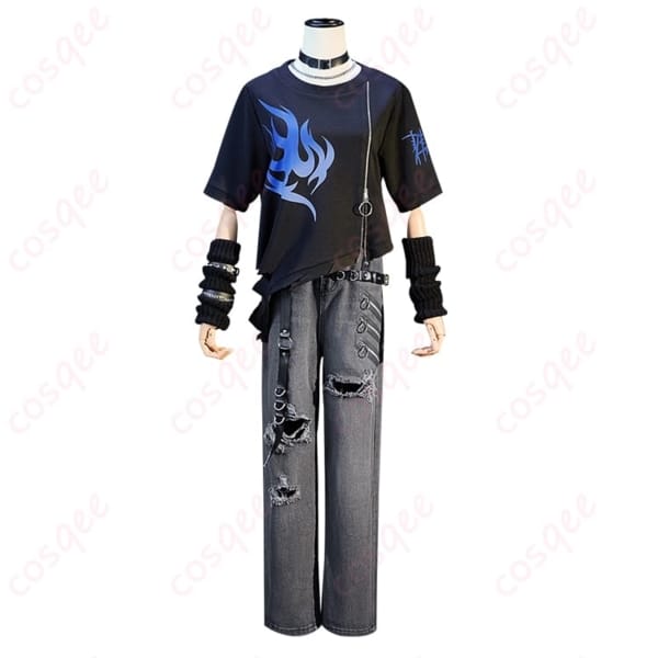 プロセカ 青柳冬弥 見えずともそこにあるもの コスプレ衣装でクールに決める