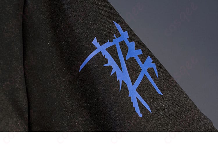 プロジェクトセカイ 青柳冬弥 コスプレ衣装 衣袖装飾細部。手のひらまで細部にわたる精巧な装飾。