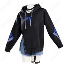 プロセカ 小豆沢こはね 衣装一式 ストリート感たっぷりで写真映えするコスプレ - 2枚目の画像（サムネイル）