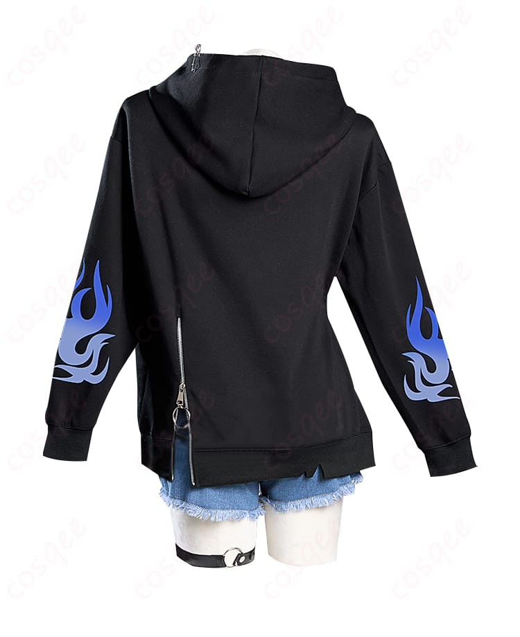 商品背面画像 - 小豆沢こはねコスプレ衣装の背面、ディテールまで再現されています。