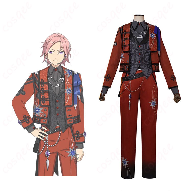商品正面とキャラクターの画像。桜河こはくのコスプレ衣装を身にまとったキャラクターとの組み合わせが魅力的。