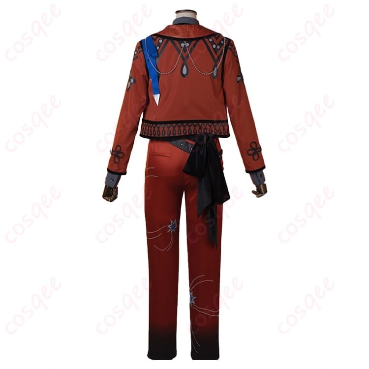 桜河こはく RED THORN コスプレ衣装 ロックに華やぐ配色と小物まで揃う一着 - 2枚目の画像