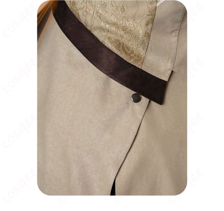 衣摆装飾のディテール画像 - セレス衣装の衣裾部分の装飾。美しいデザインと高いクオリティを強調。