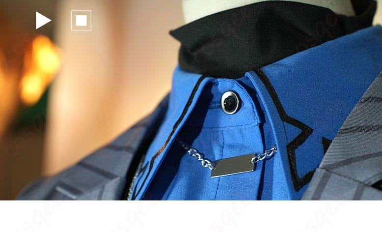 ネックレス装飾細部 - 火威青コスプレ衣装のネックレス。美しいデザインと高精度な再現。