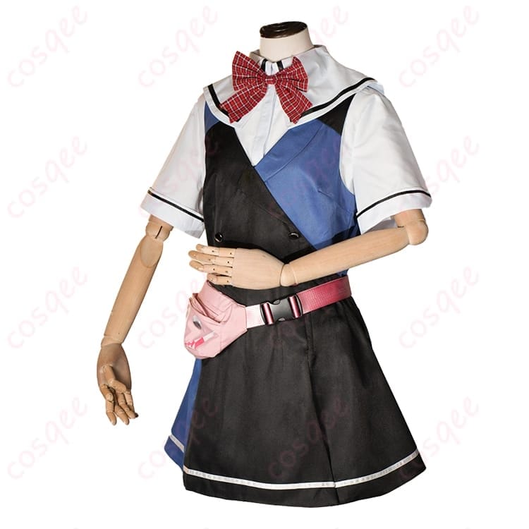 松嶋みちる 学園制服コスプレ｜清楚かわいい配色で写真が映える着やすさ - 2枚目の画像