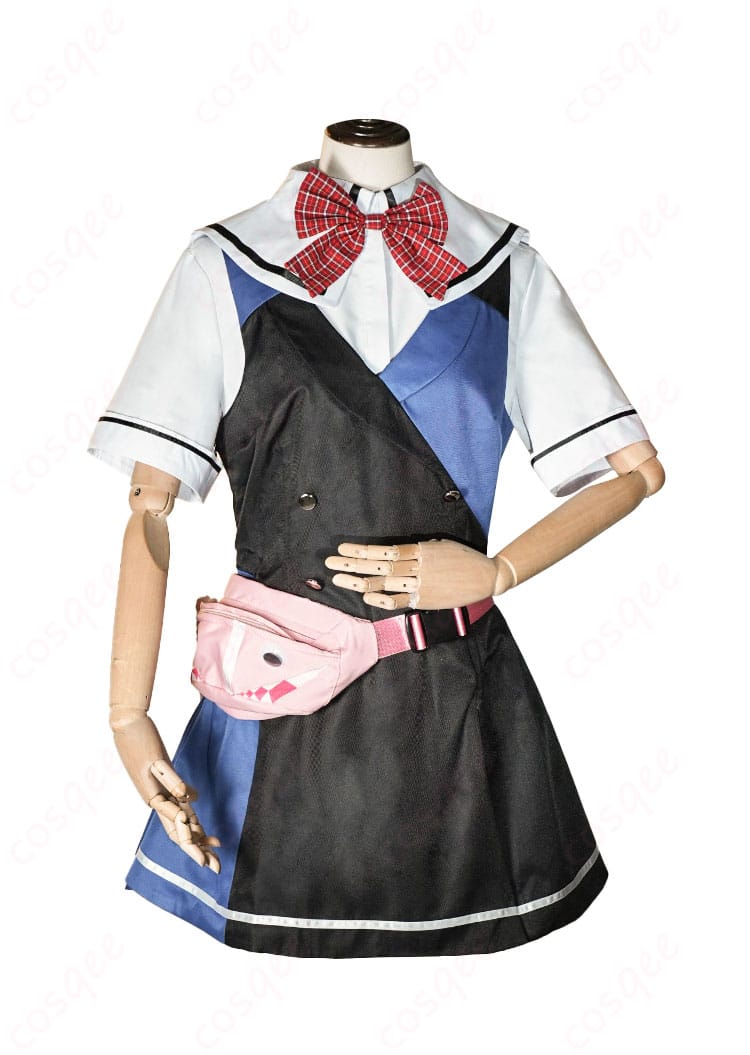 グリザイア クロノスリベリオン 松嶋みちる コスプレ衣装 美浜学園 制服の正面写真。清潔感のあるデザインと高精度の再現。