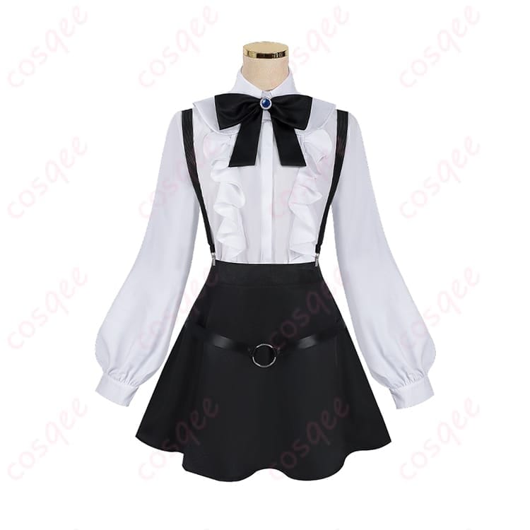 ギルどく アリナ・クローバー風コスプレ衣装 清楚で端正な受付嬢コーデが写真映え - 1枚目の画像