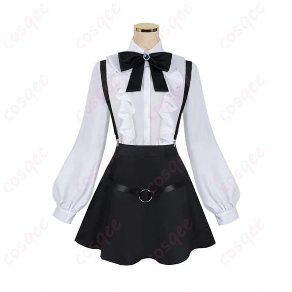 ギルどく アリナ・クローバー風コスプレ衣装 清楚で端正な受付嬢コーデが写真映え