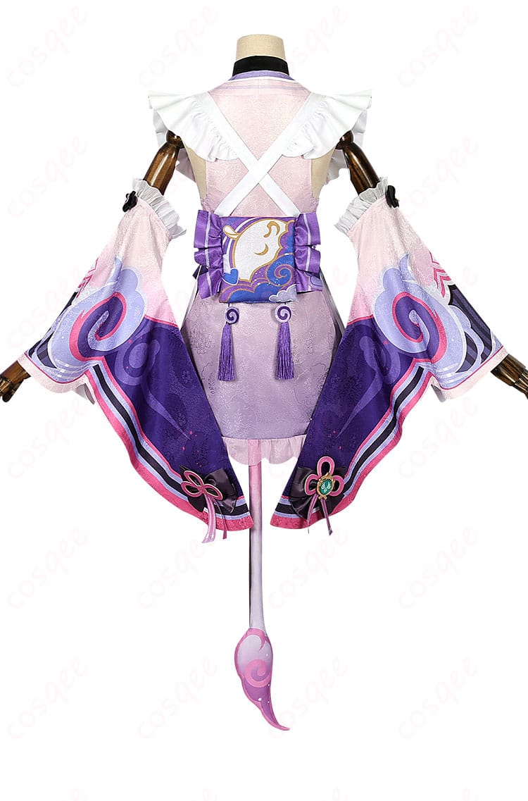 原神 夢見月瑞希 コスプレ衣装 背面画像。キャラクターの特徴的なデザインが忠実に再現されています。