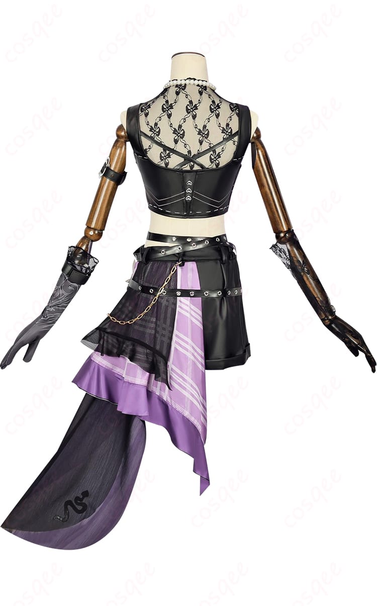 IdentityV コスプレ衣装 トレイシー・レズニック 背面画像。リアルなデザインが再現された背面のディテール。