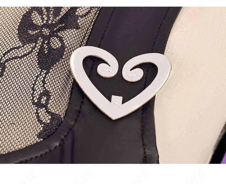 トレイシー・レズニック コスプレ衣装 肩帯装飾の細部。精密に再現された肩帯デザイン。